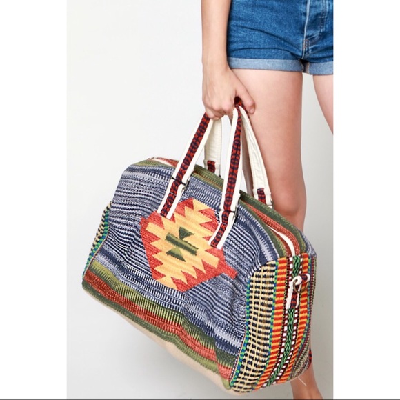 💐5⭐️Boho Chic Aztec Inspired Boston Bag - Picture 5 of 7